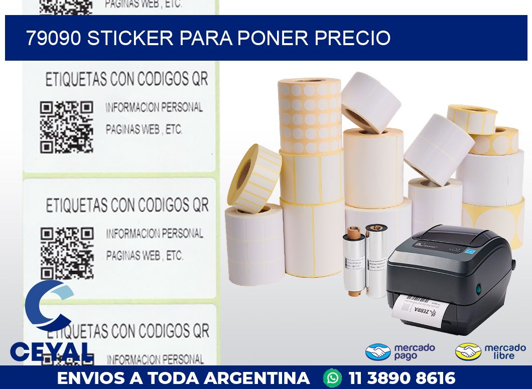 79090 STICKER PARA PONER PRECIO