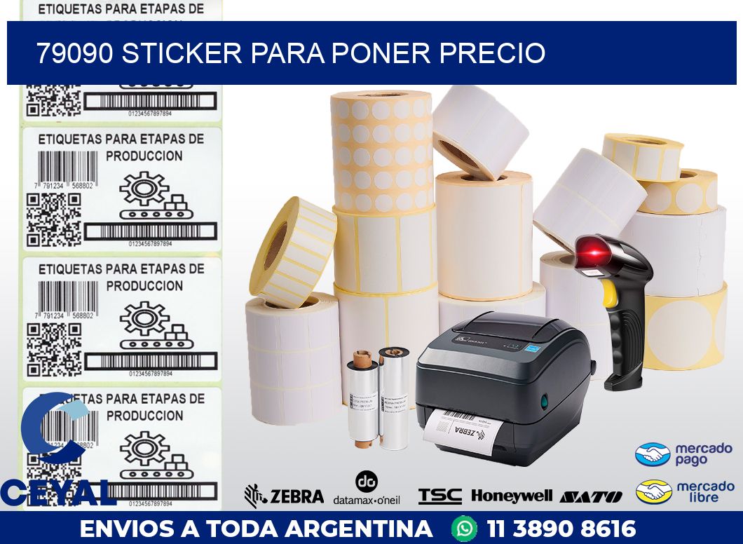 79090 STICKER PARA PONER PRECIO