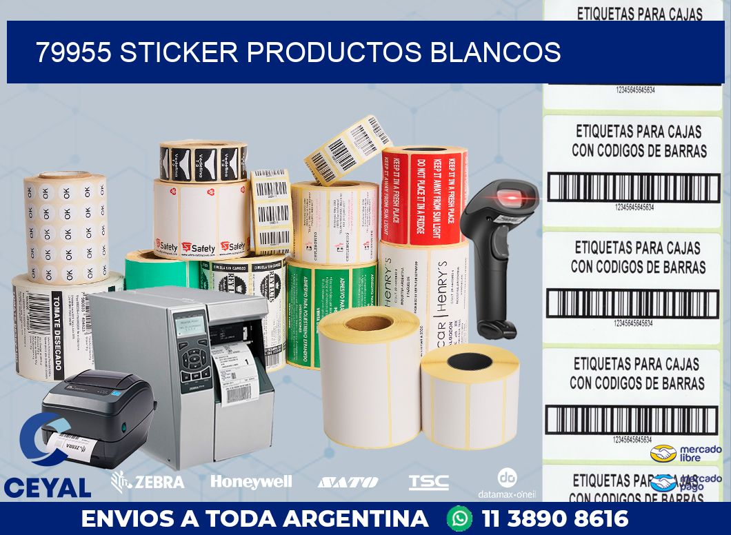 79955 STICKER PRODUCTOS BLANCOS