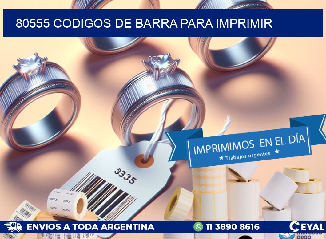 80555 codigos de barra para imprimir