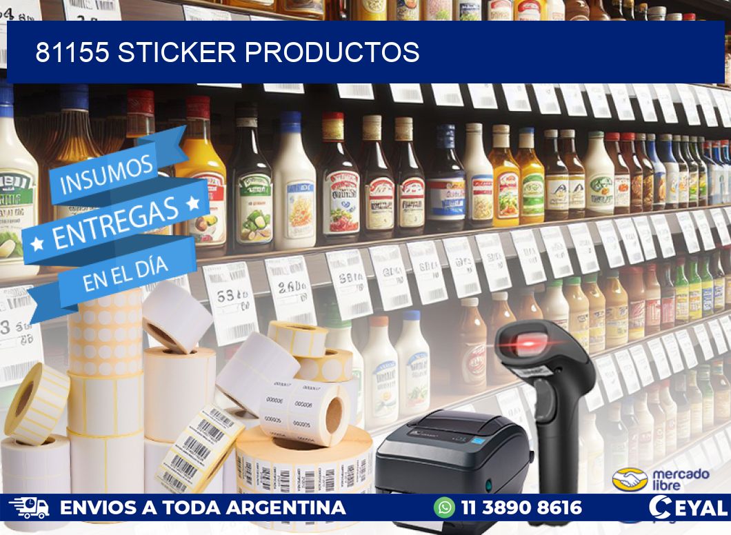 81155 STICKER PRODUCTOS