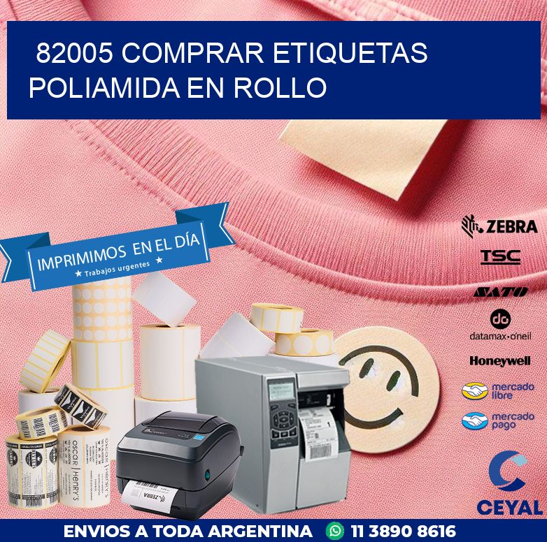 82005 COMPRAR ETIQUETAS POLIAMIDA EN ROLLO