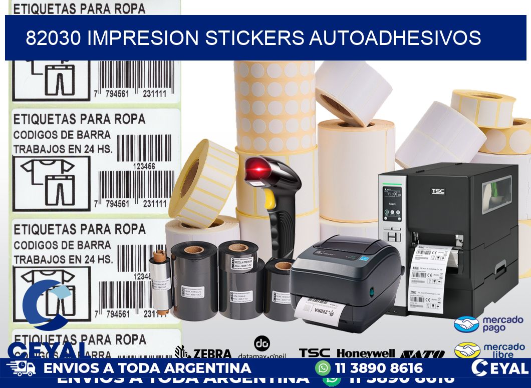 82030 Impresion stickers autoadhesivos