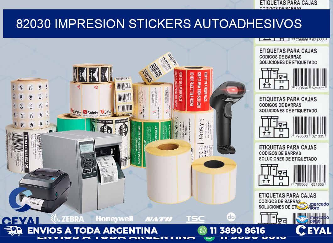 82030 Impresion stickers autoadhesivos