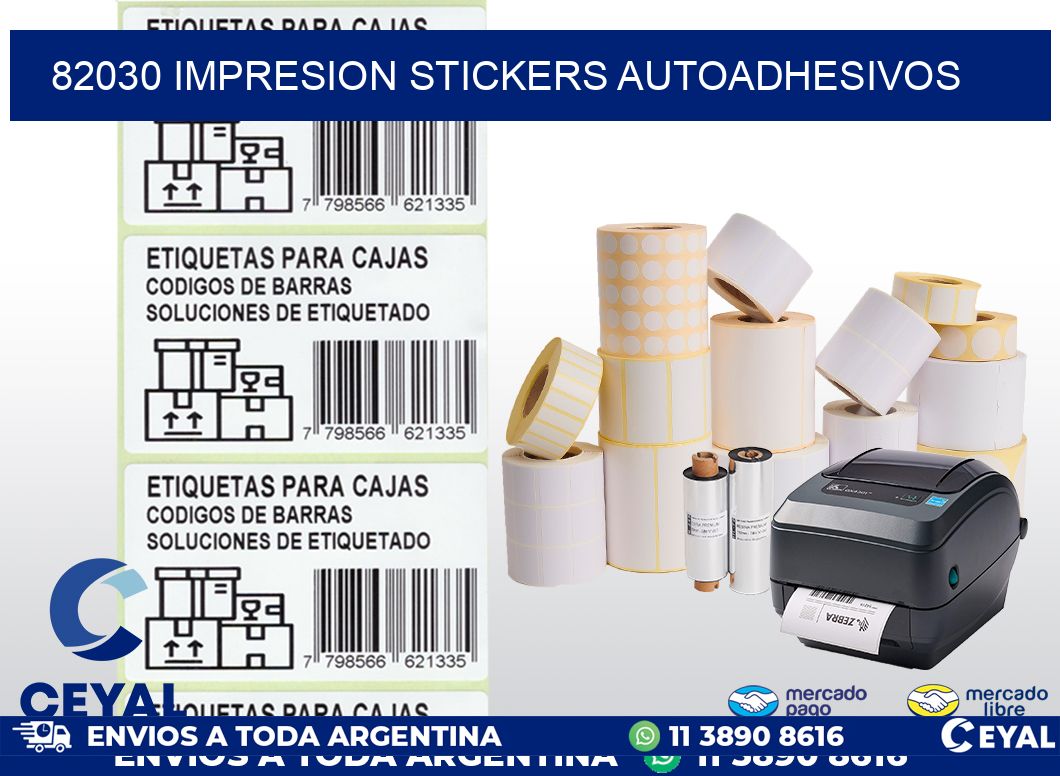 82030 Impresion stickers autoadhesivos