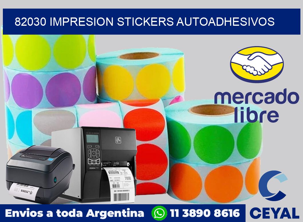 82030 Impresion stickers autoadhesivos