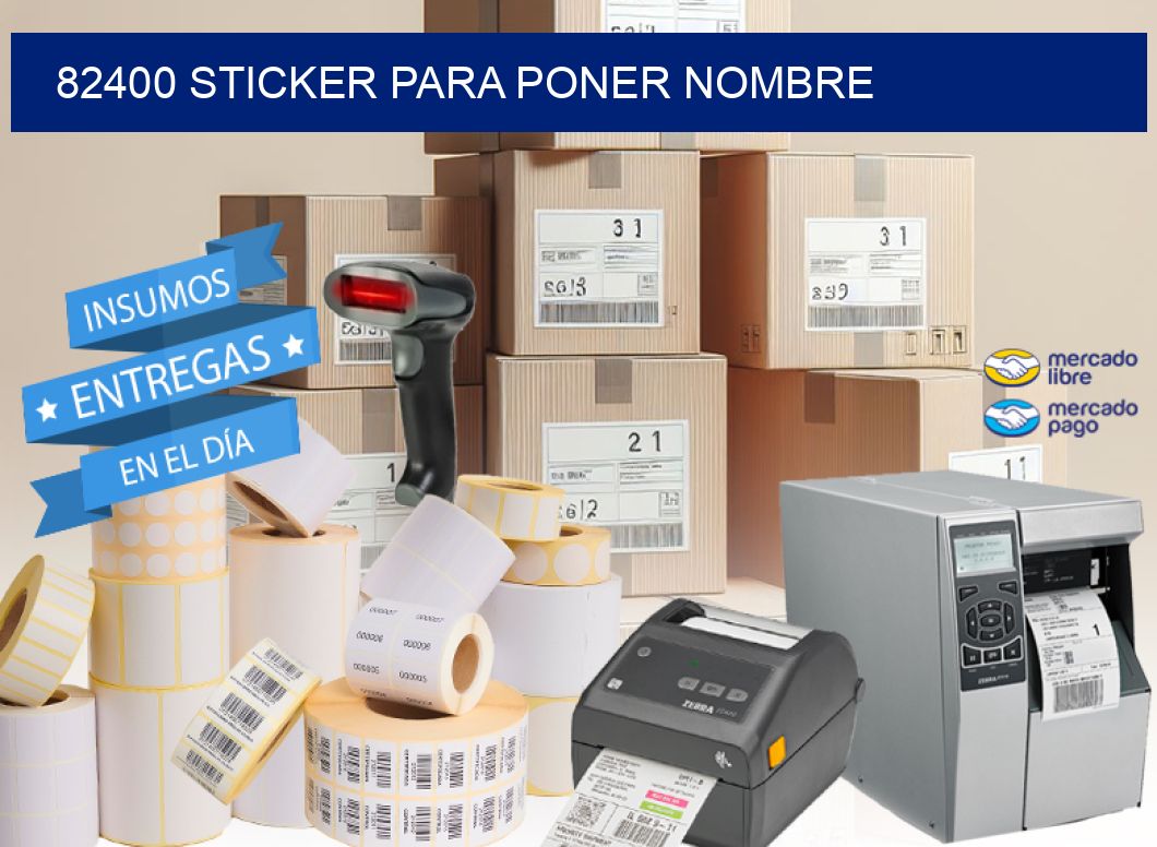 82400 STICKER PARA PONER NOMBRE