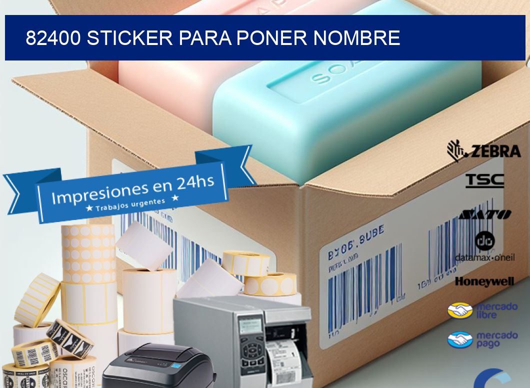 82400 STICKER PARA PONER NOMBRE