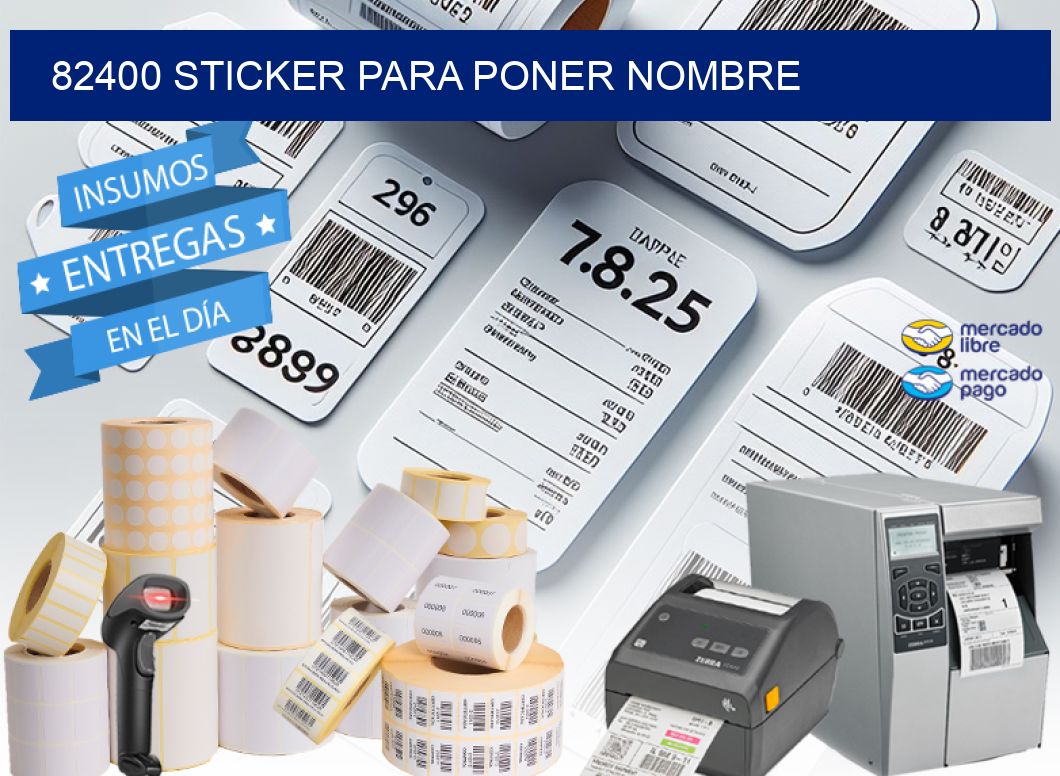 82400 STICKER PARA PONER NOMBRE