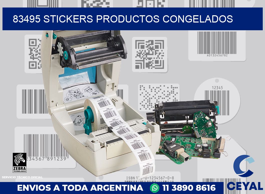 83495 stickers productos congelados