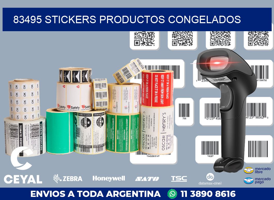 83495 stickers productos congelados