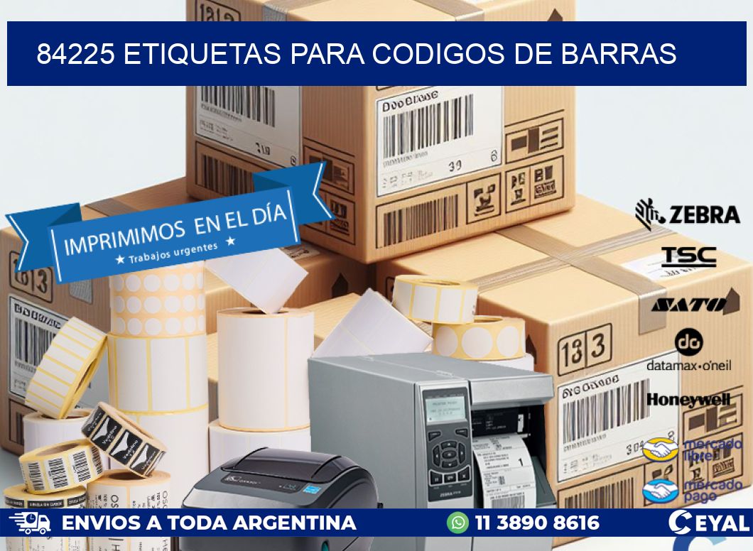 84225 ETIQUETAS PARA CODIGOS DE BARRAS