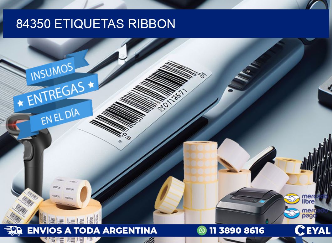 84350 ETIQUETAS RIBBON