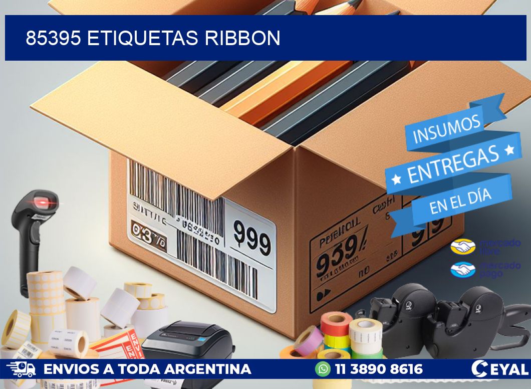 85395 ETIQUETAS RIBBON