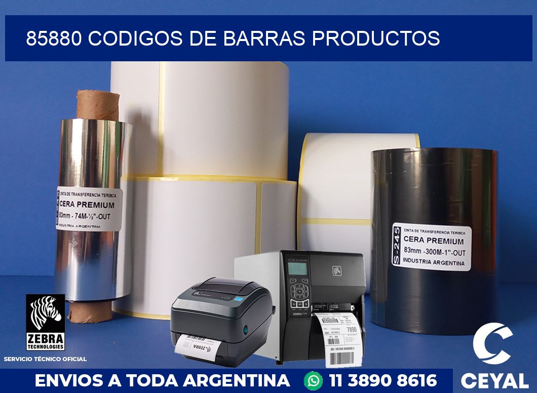 85880 codigos de barras productos