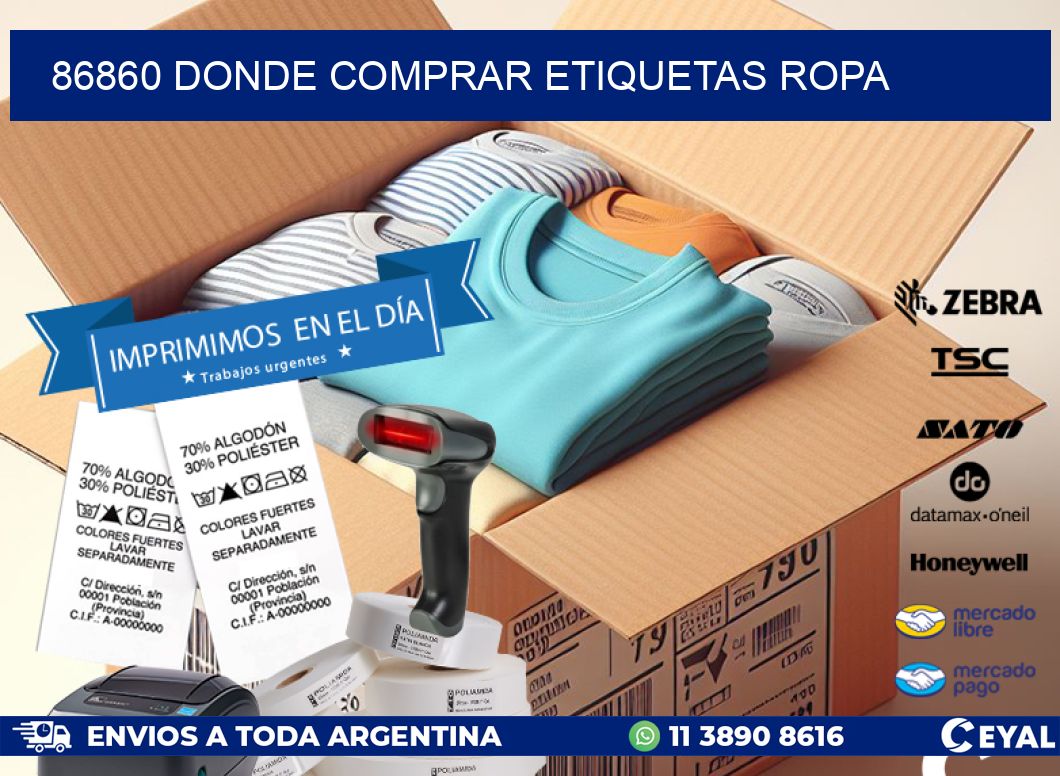 86860 DONDE COMPRAR ETIQUETAS ROPA