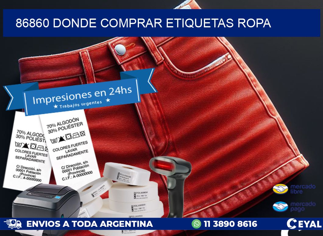 86860 DONDE COMPRAR ETIQUETAS ROPA