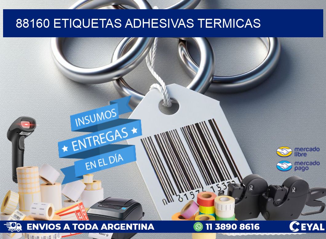 88160 etiquetas adhesivas termicas