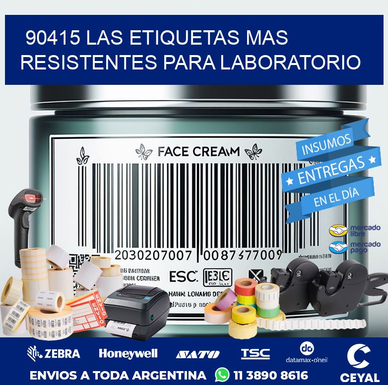 90415 LAS ETIQUETAS MAS RESISTENTES PARA LABORATORIO