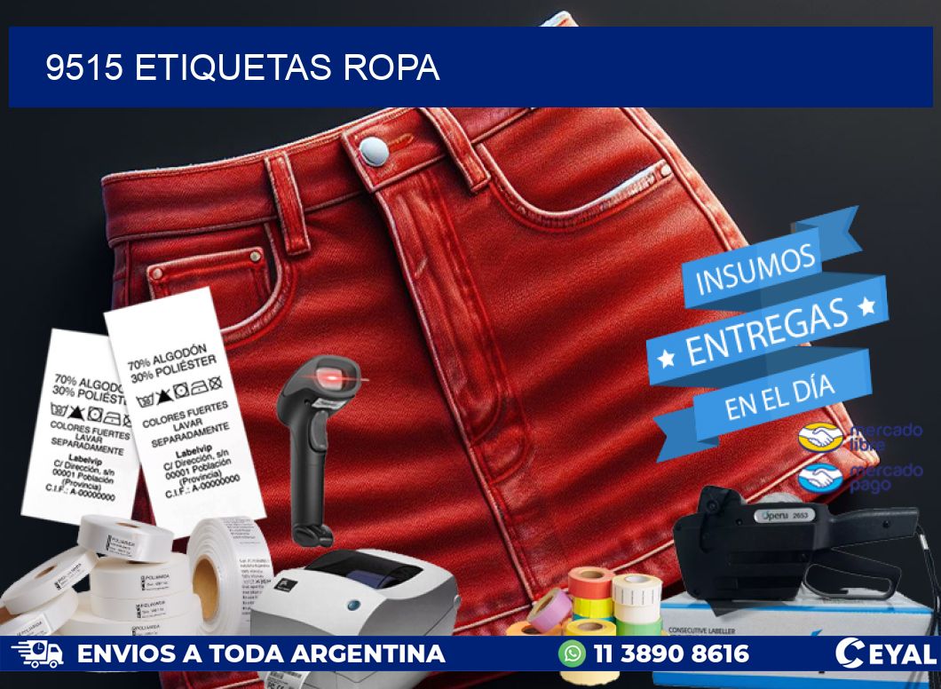 9515 ETIQUETAS ROPA