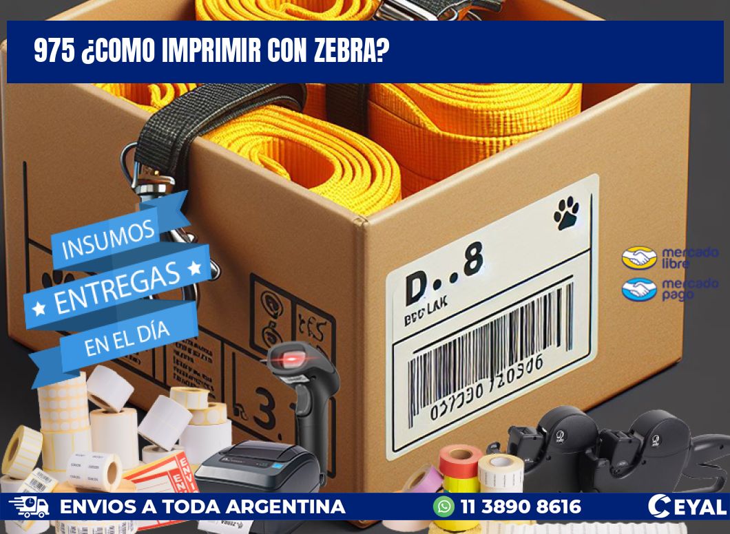 975 ¿COMO IMPRIMIR CON ZEBRA?