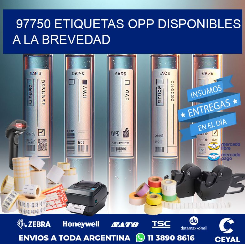 97750 ETIQUETAS OPP DISPONIBLES A LA BREVEDAD