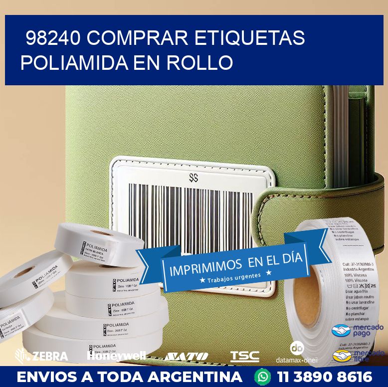 98240 COMPRAR ETIQUETAS POLIAMIDA EN ROLLO