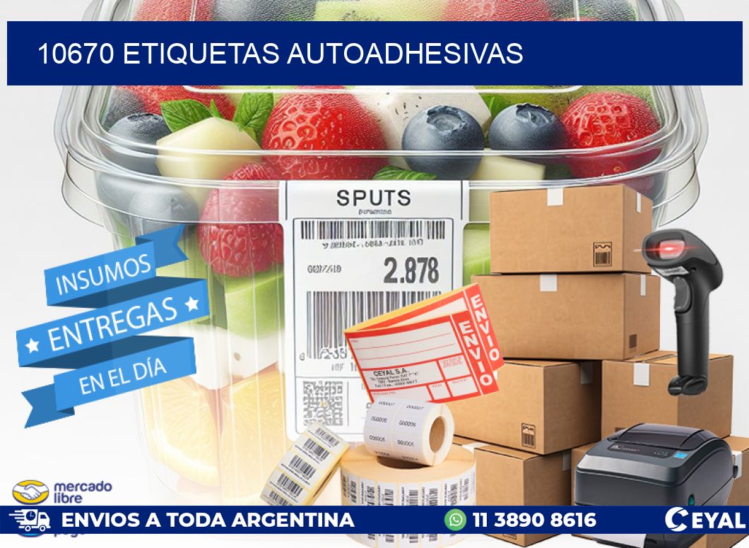 10670 ETIQUETAS AUTOADHESIVAS