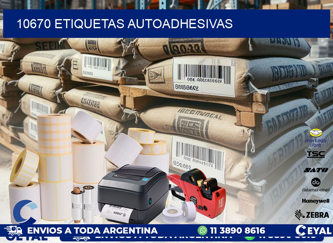 10670 ETIQUETAS AUTOADHESIVAS