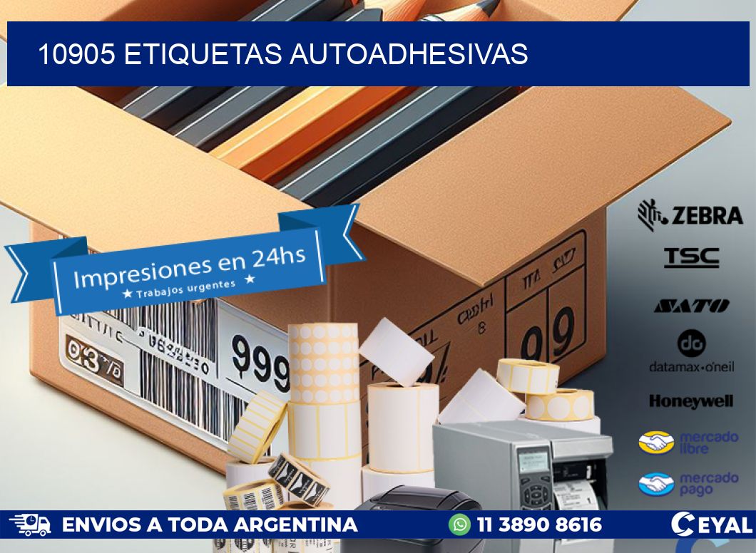 10905 ETIQUETAS AUTOADHESIVAS