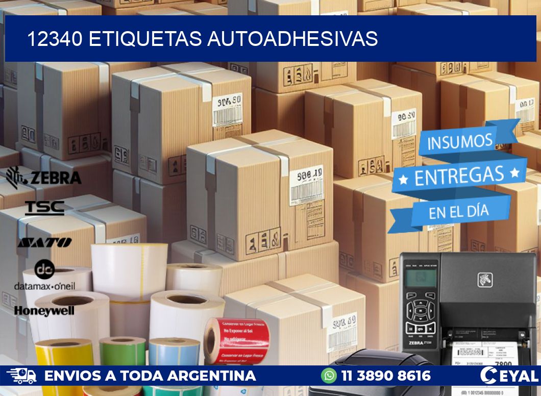 12340 ETIQUETAS AUTOADHESIVAS