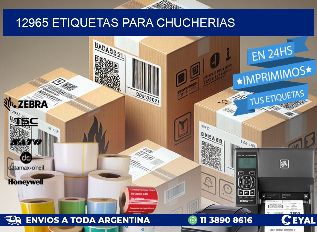 12965 ETIQUETAS PARA CHUCHERIAS