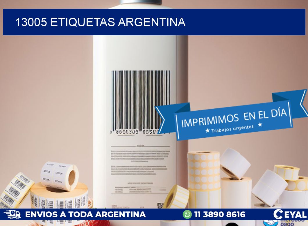 13005 ETIQUETAS ARGENTINA