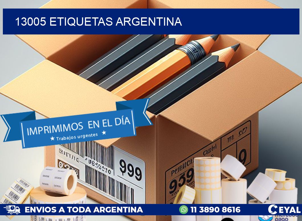 13005 ETIQUETAS ARGENTINA