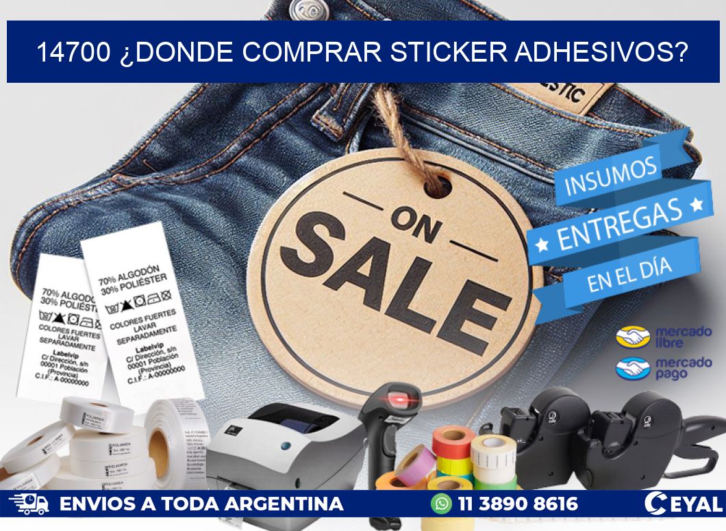 14700 ¿DONDE COMPRAR STICKER ADHESIVOS?