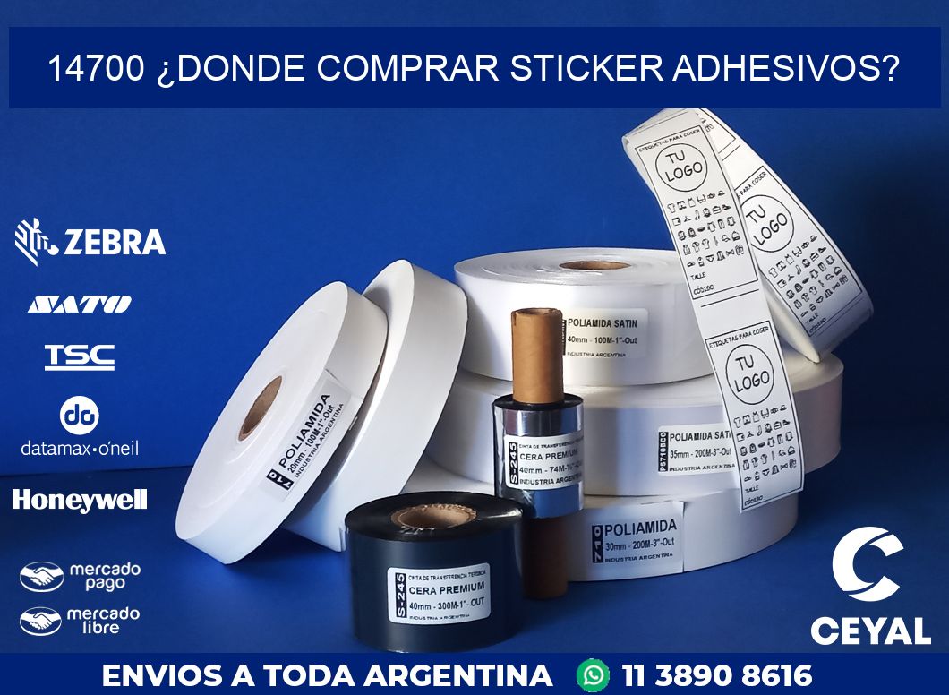 14700 ¿DONDE COMPRAR STICKER ADHESIVOS?