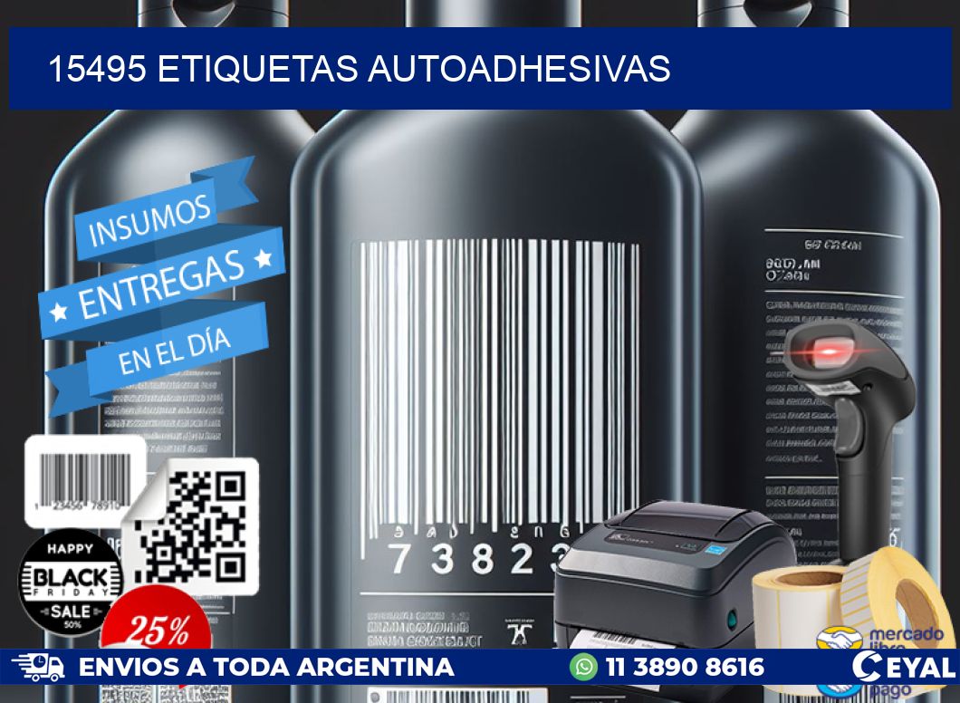 15495 ETIQUETAS AUTOADHESIVAS