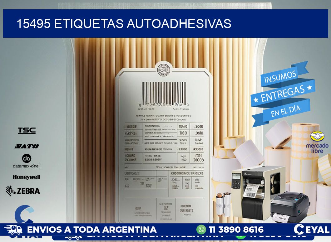 15495 ETIQUETAS AUTOADHESIVAS