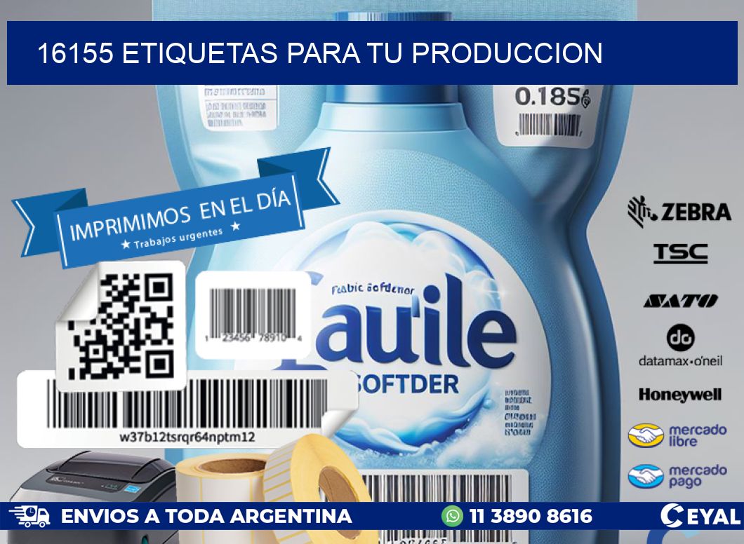 16155 ETIQUETAS PARA TU PRODUCCION