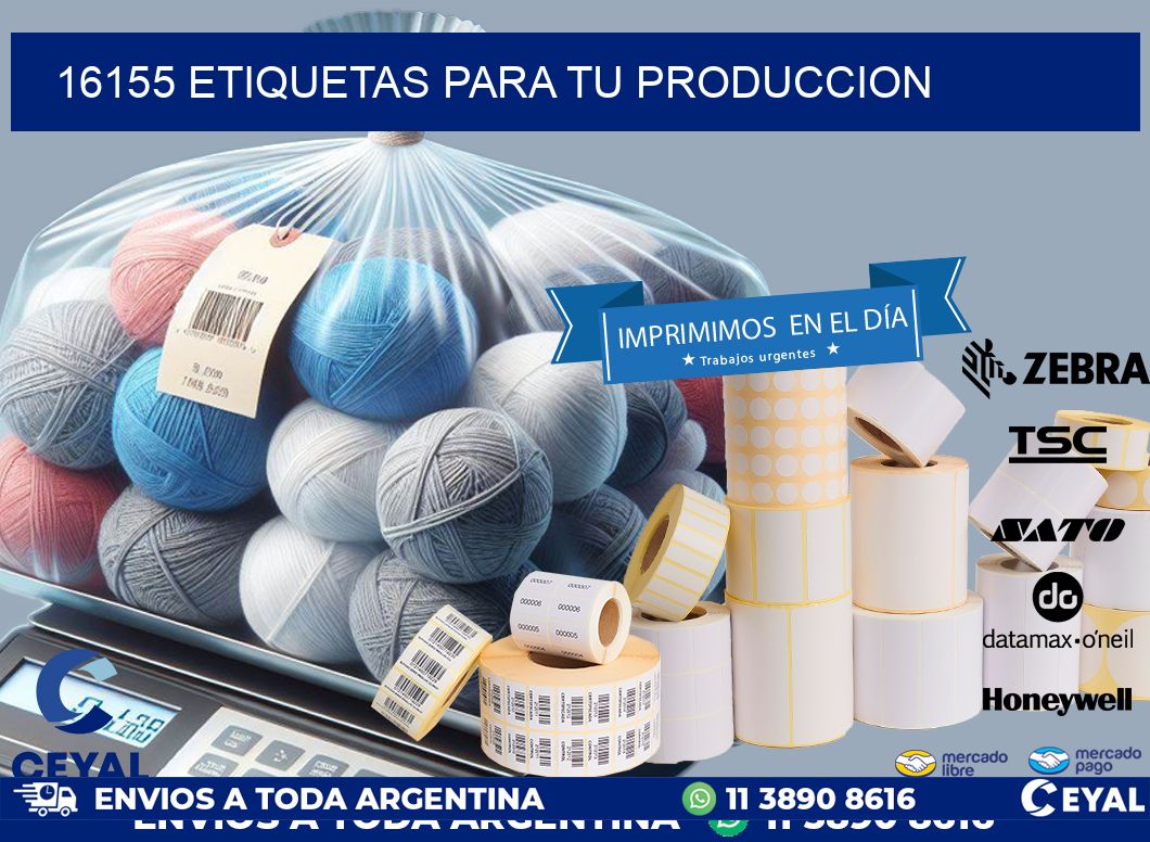 16155 ETIQUETAS PARA TU PRODUCCION