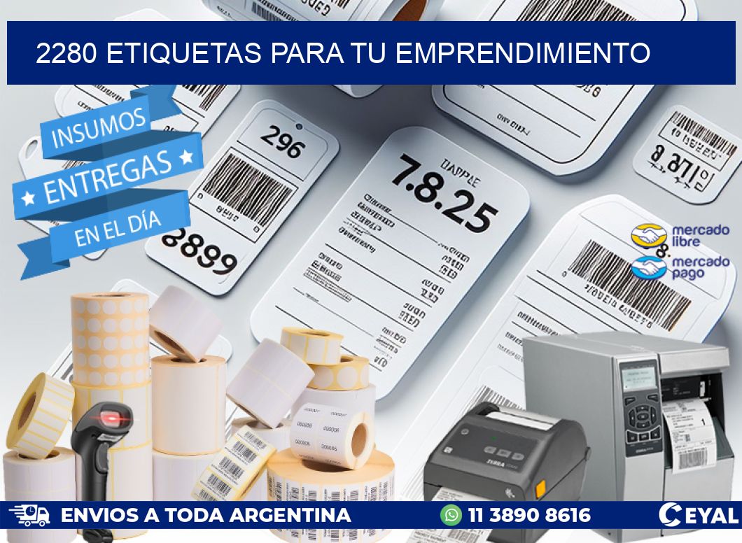 2280 ETIQUETAS PARA TU EMPRENDIMIENTO