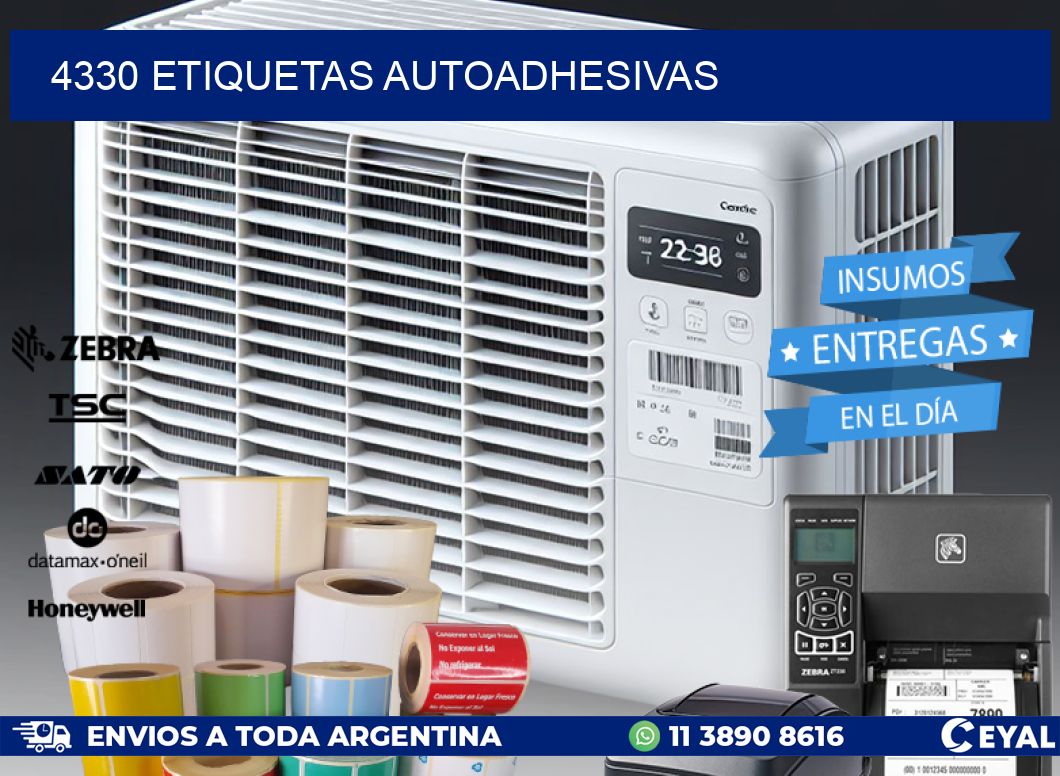 4330 ETIQUETAS AUTOADHESIVAS