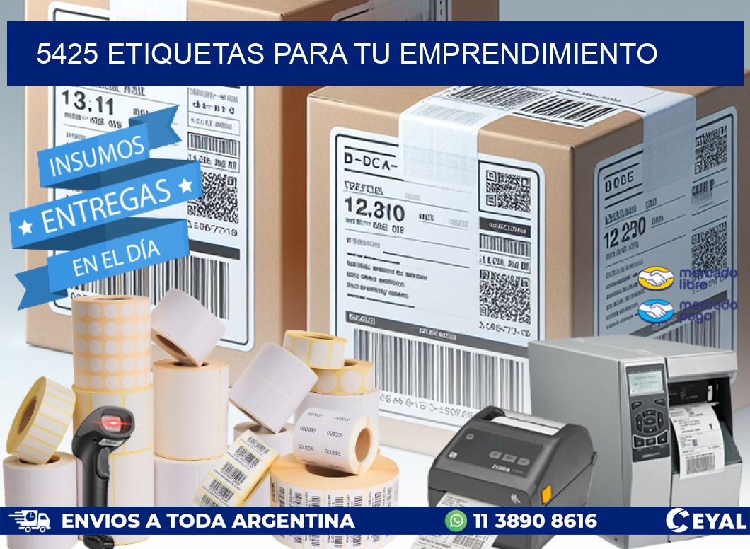 5425 ETIQUETAS PARA TU EMPRENDIMIENTO