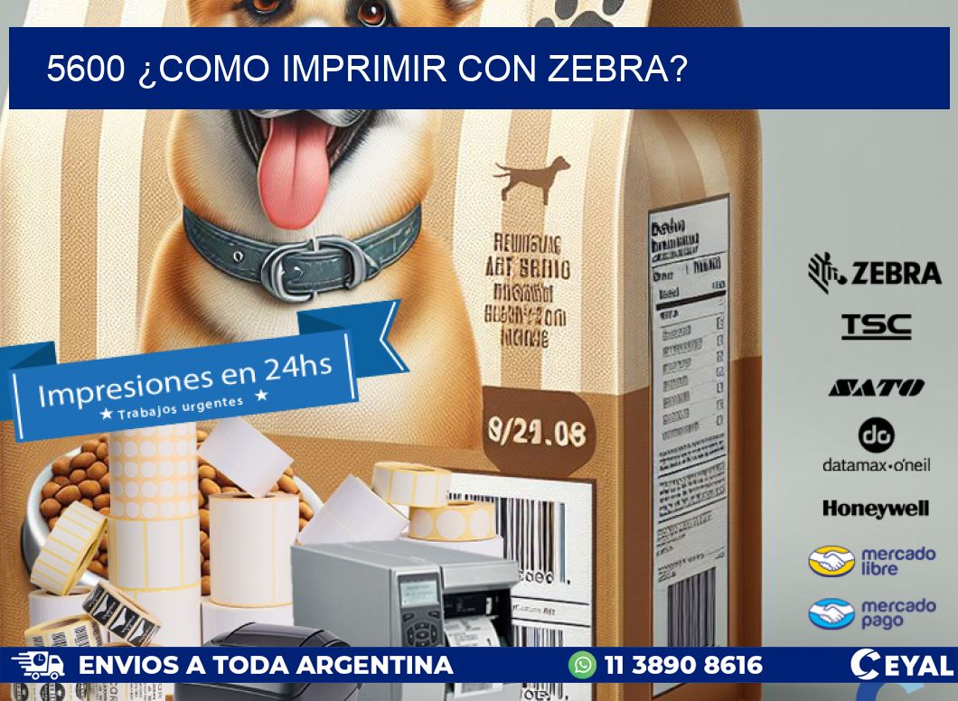 5600 ¿COMO IMPRIMIR CON ZEBRA?