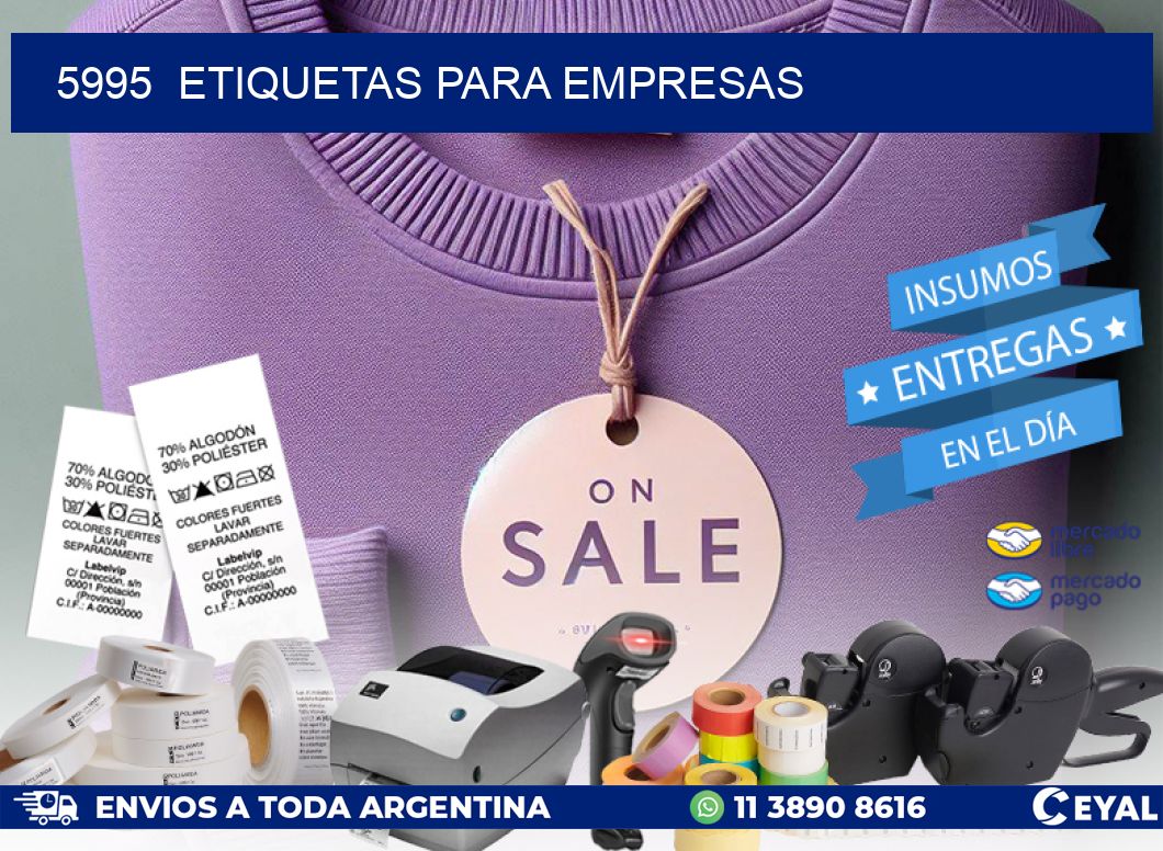 5995  ETIQUETAS PARA EMPRESAS