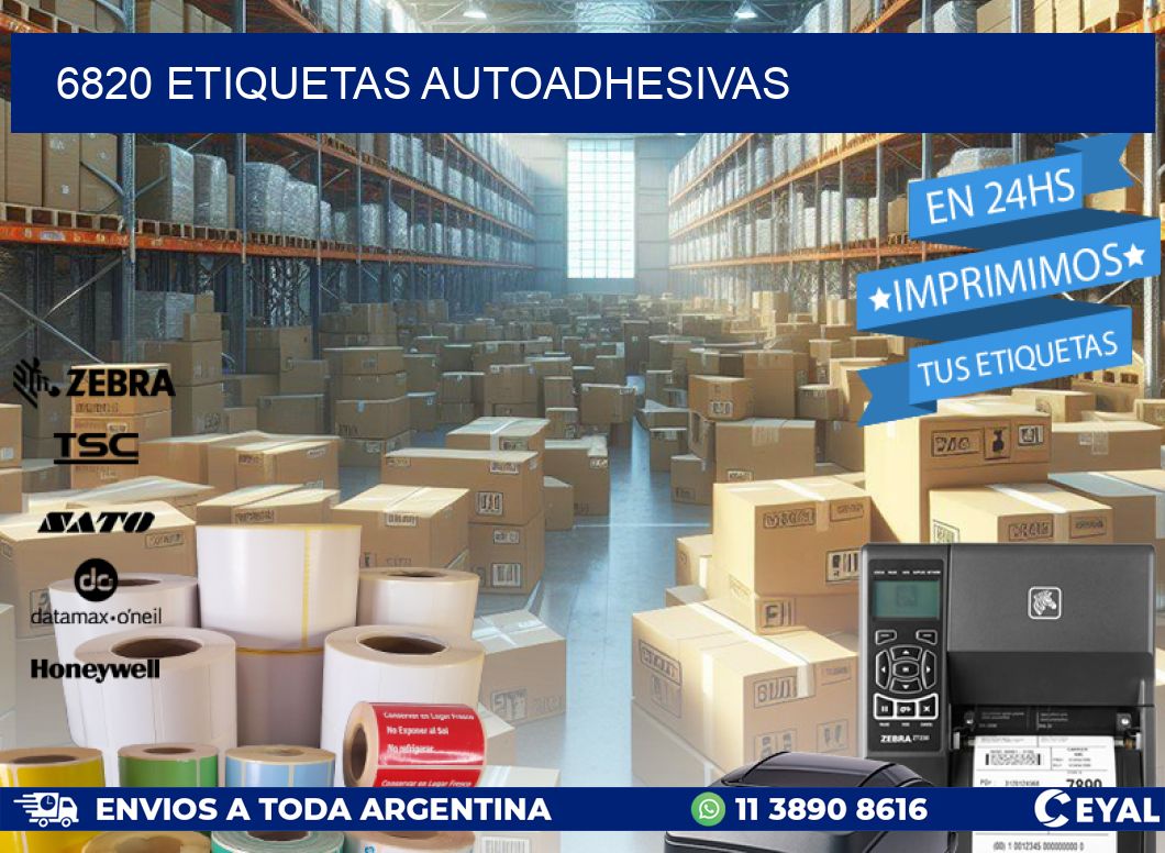 6820 ETIQUETAS AUTOADHESIVAS