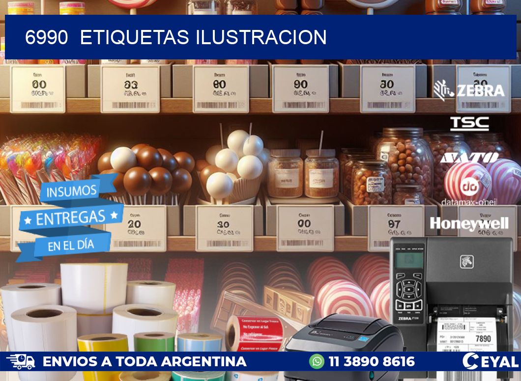 6990  ETIQUETAS ILUSTRACION