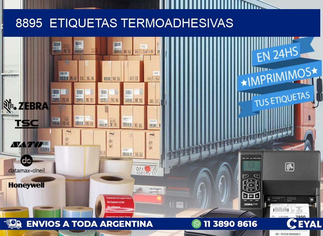 8895  ETIQUETAS TERMOADHESIVAS