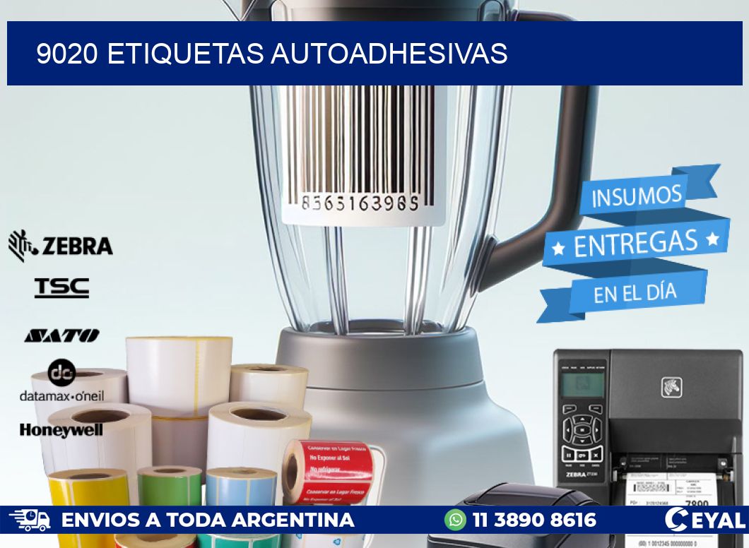 9020 ETIQUETAS AUTOADHESIVAS