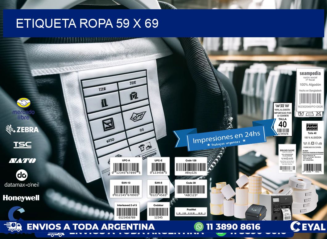 ETIQUETA ROPA 59 x 69